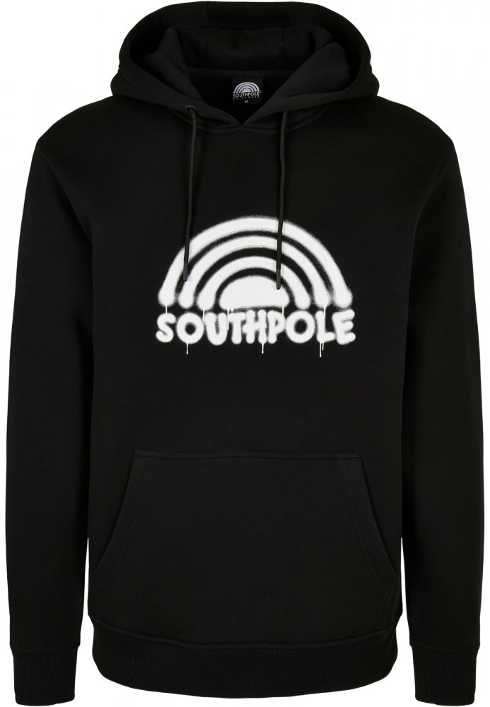 Southpole Spray Logo Hoody - black L