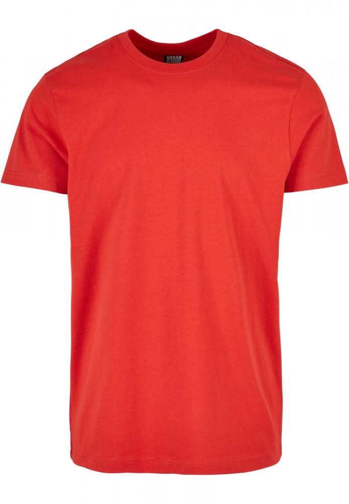 Červené pánské tričko Urban Classics Basic 3XL