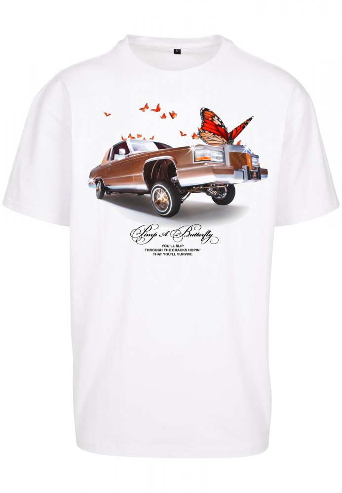 Pimp a Butterfly Oversize Tee - white 3XL