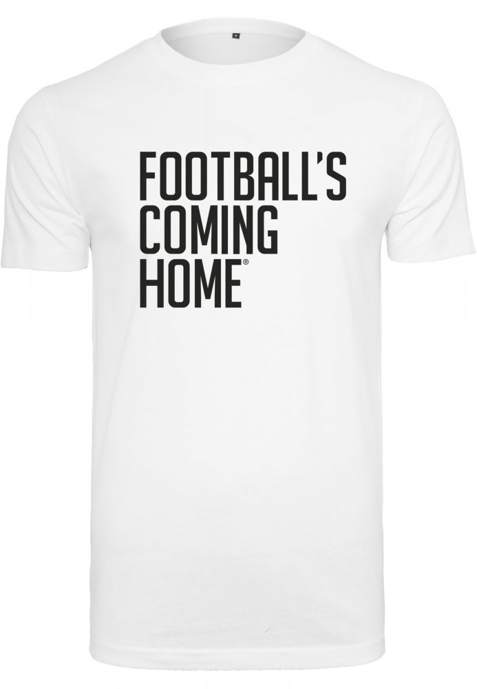 Footballs Coming Home Logo Tee - white L