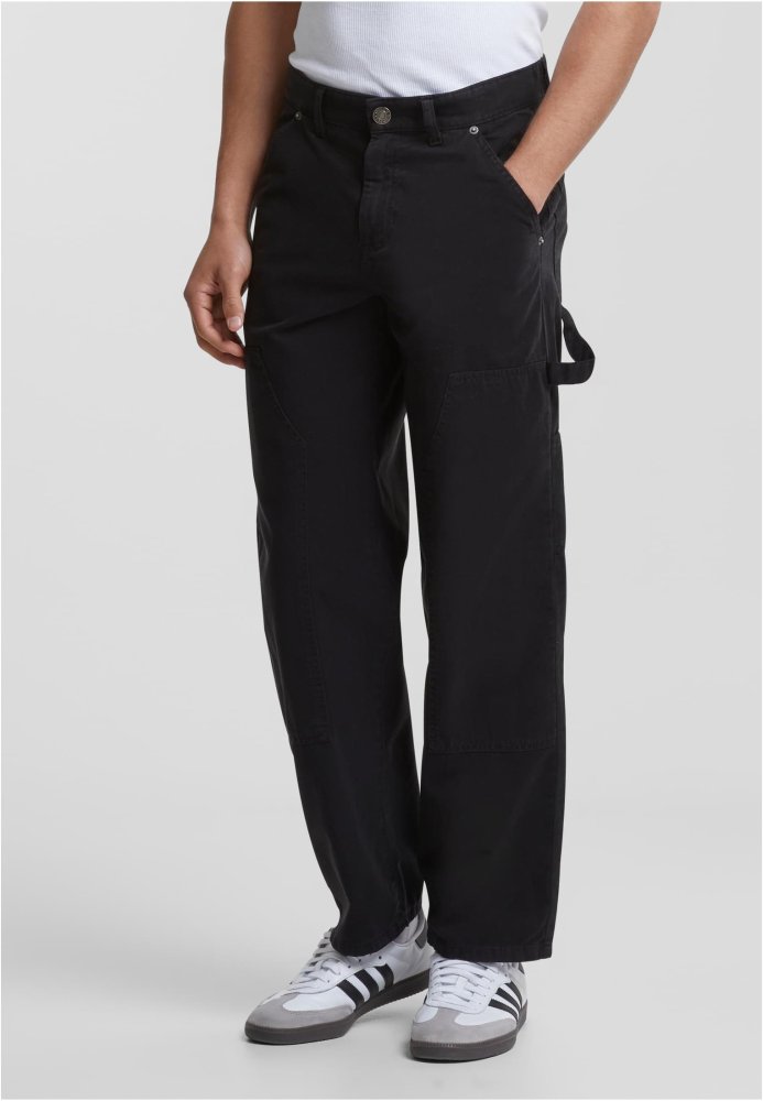 Twill Double Knee Pants - black 38