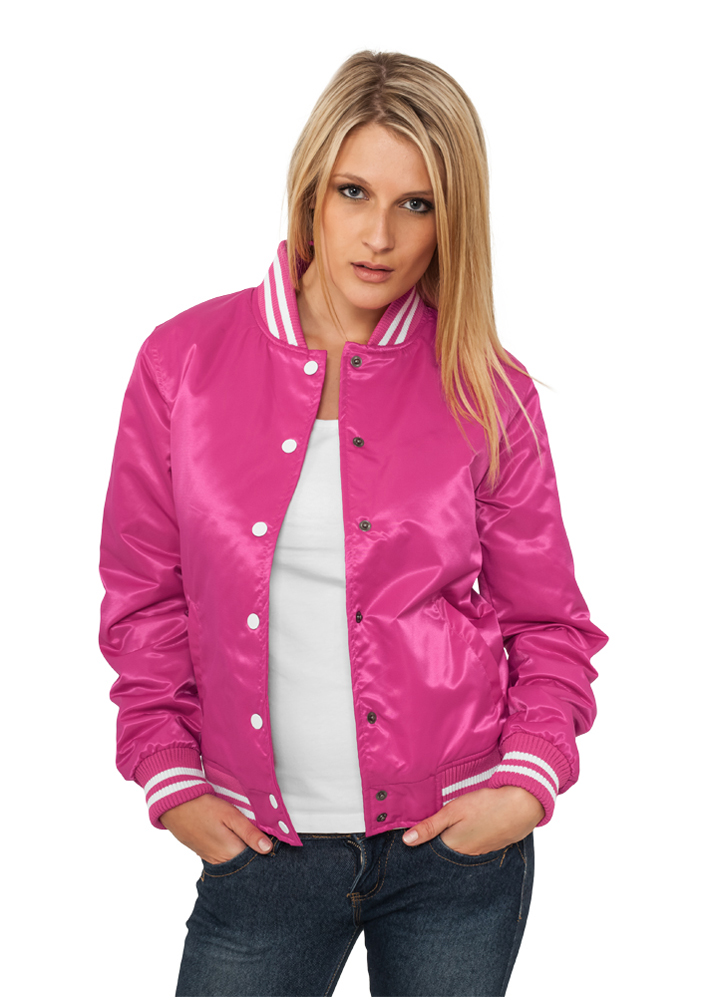 Ladies Shiny College Jacket S