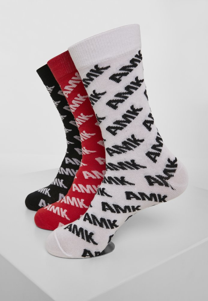 AMK Allover Socks 3-Pack 47-50