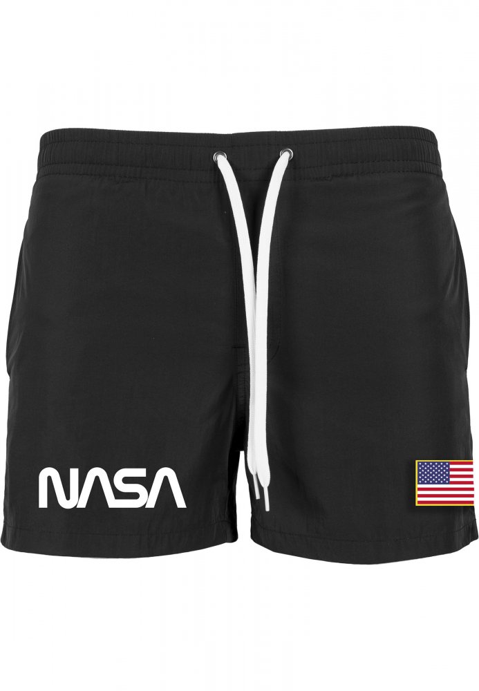 NASA Worm Logo Swim Shorts S