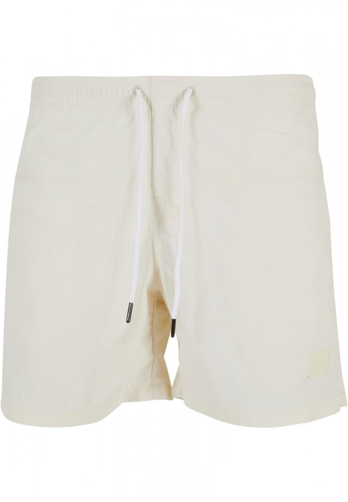 Pánské koupací kraťasy Urban Classics Block Swim Shorts - whitesand XL