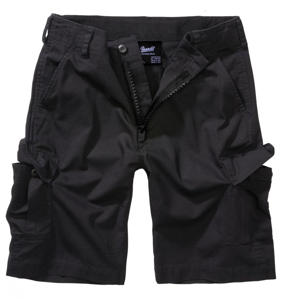 Kids BDU Ripstop Shorts - black 122/128