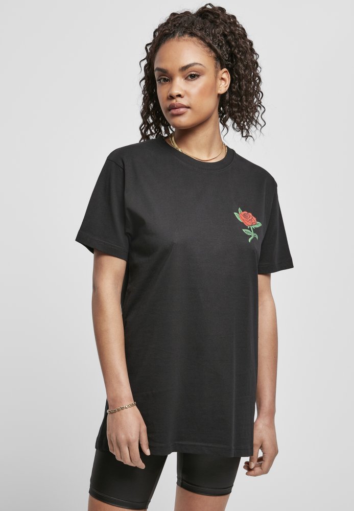 Ladies Rose Tee - black 5XL