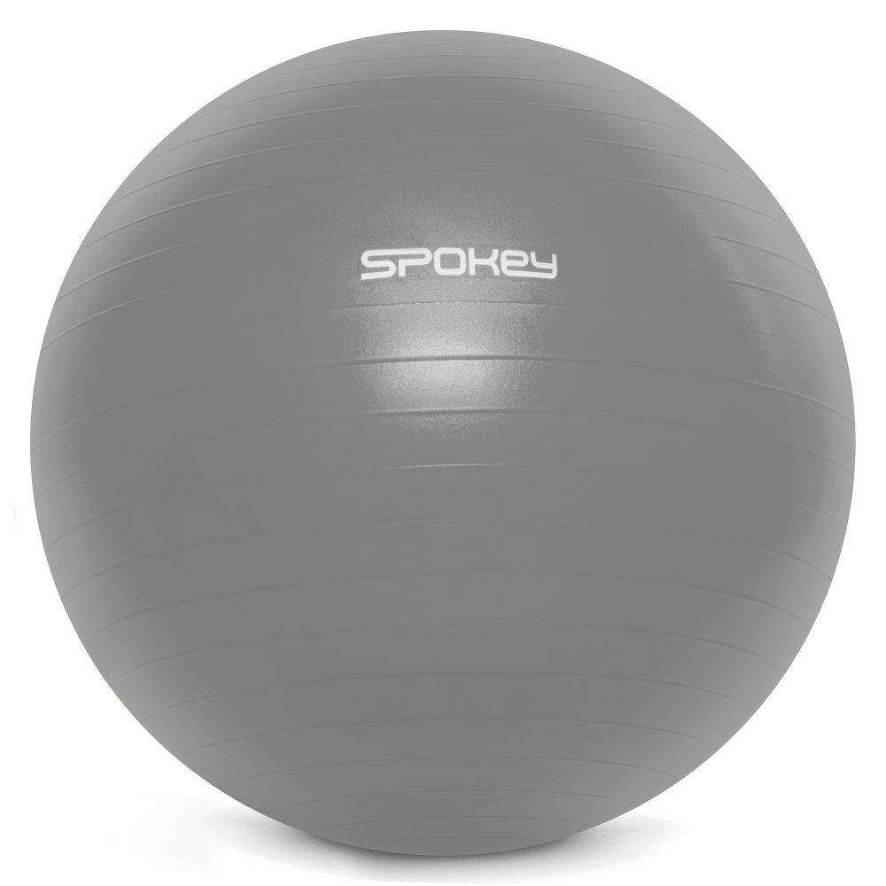 Spokey FITBALL Gymnastický míč 65 cm včetně pumpičky šedý