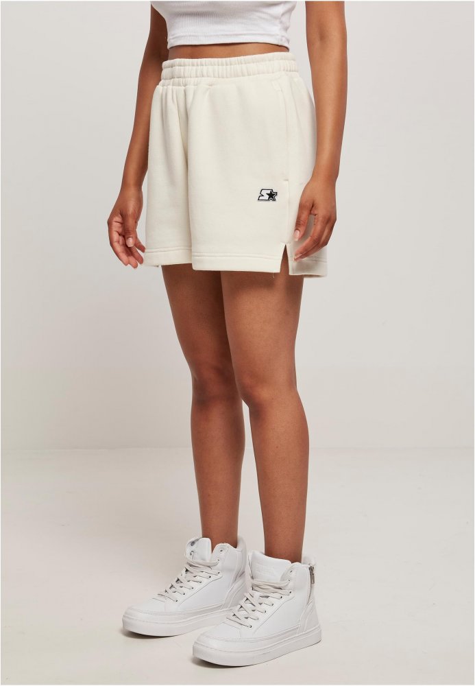 Ladies Starter Essential Sweat Shorts - palewhite XL
