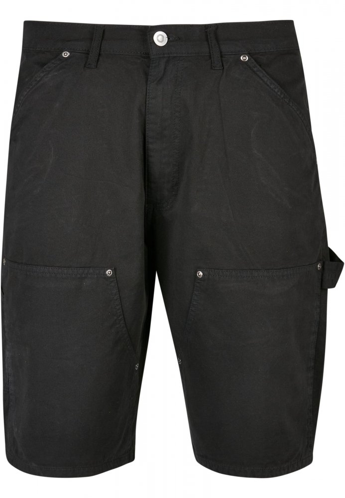 Double Knee Carpenter Shorts - black 38