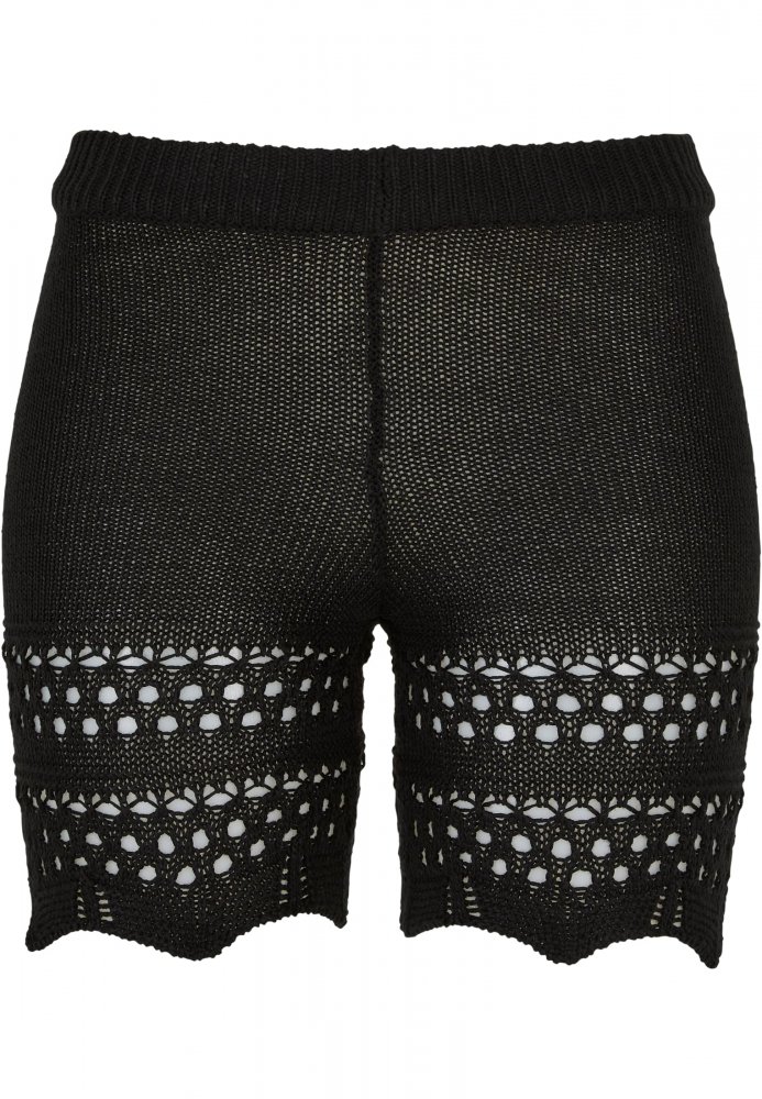 Ladies Crochet Knit Shorts M