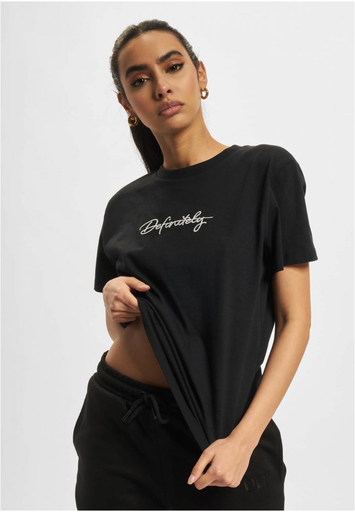 DEF Handwriting Definitely Embroidery T-Shirt XS