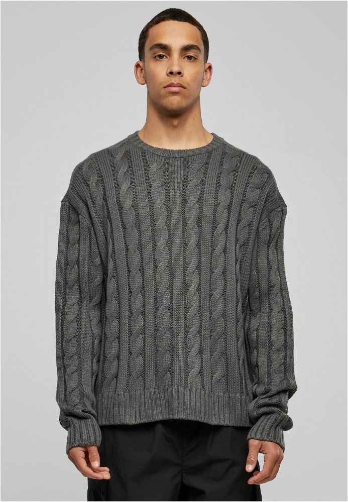 Boxy Sweater - darkshadow 4XL