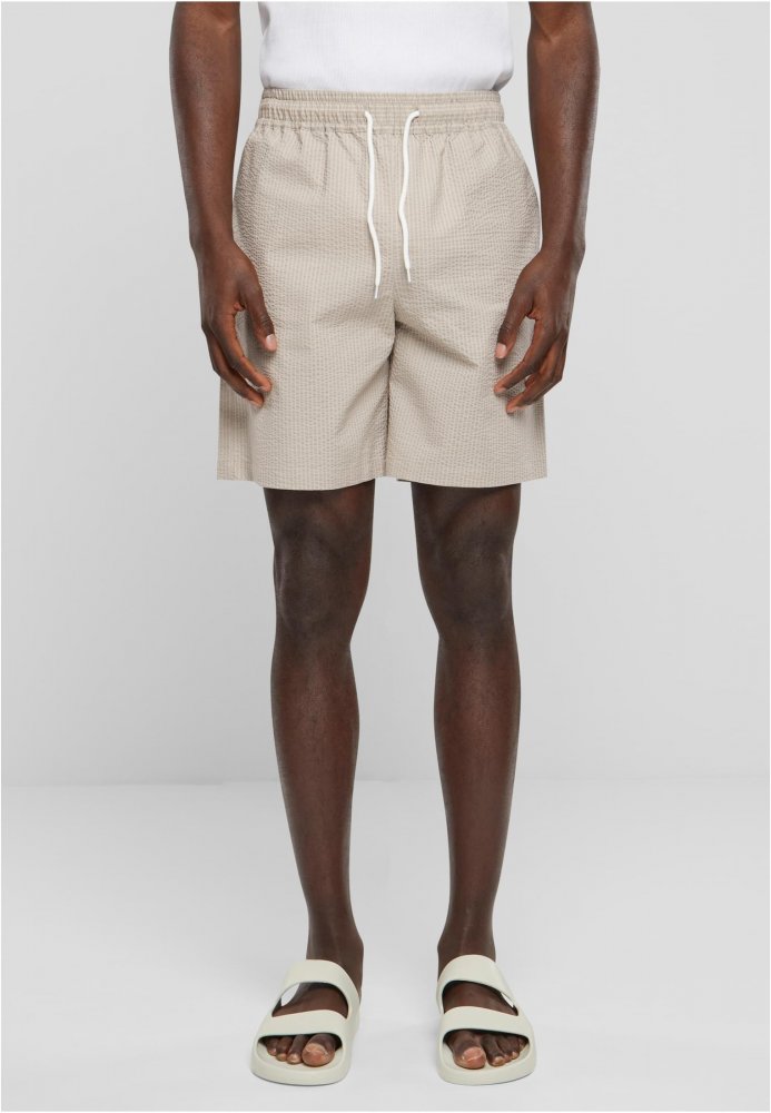 Basic Seersucker Shorts - cloud XL