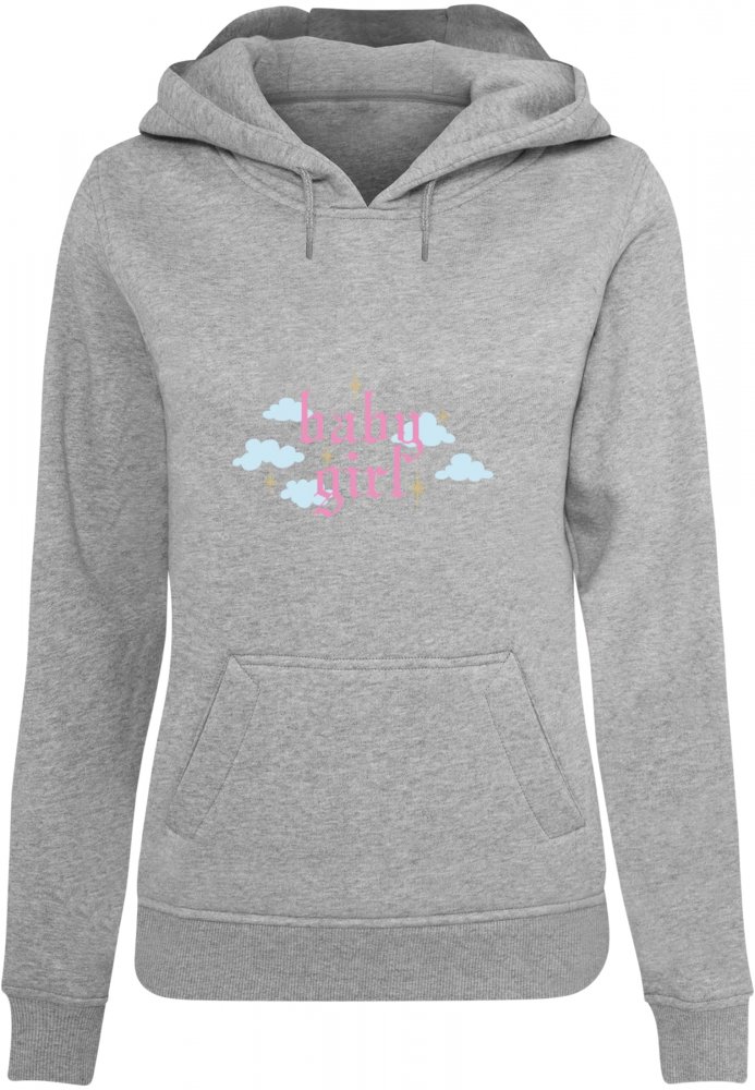 Baby Girl Hoody - heather grey XL