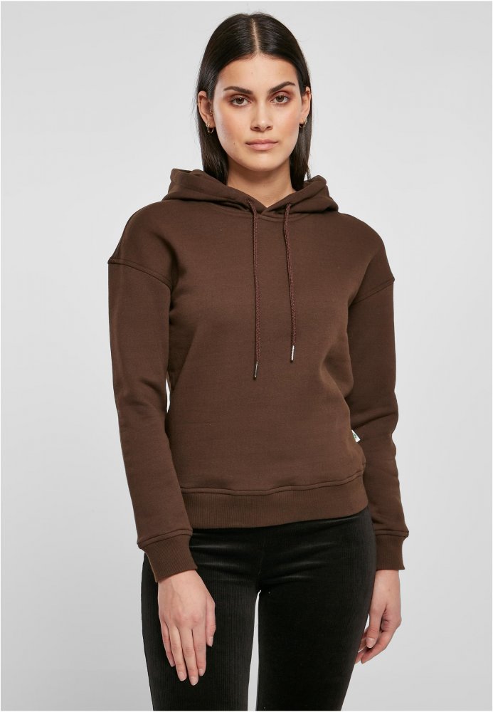 Ladies Organic Hoody - brown XL