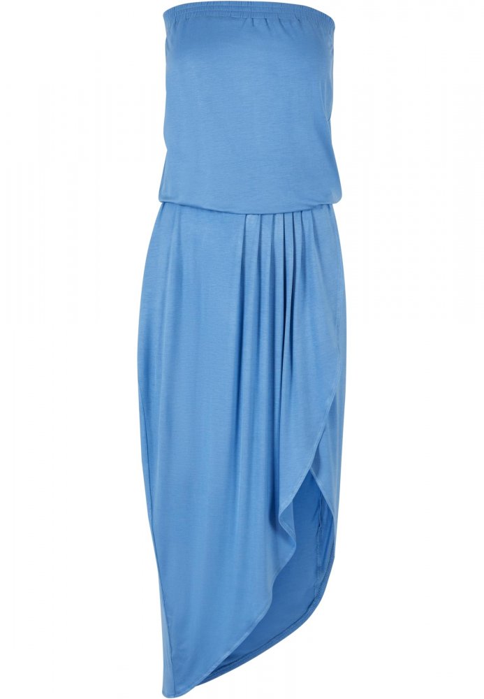 Ladies Viscose Bandeau Dress - horizonblue XL