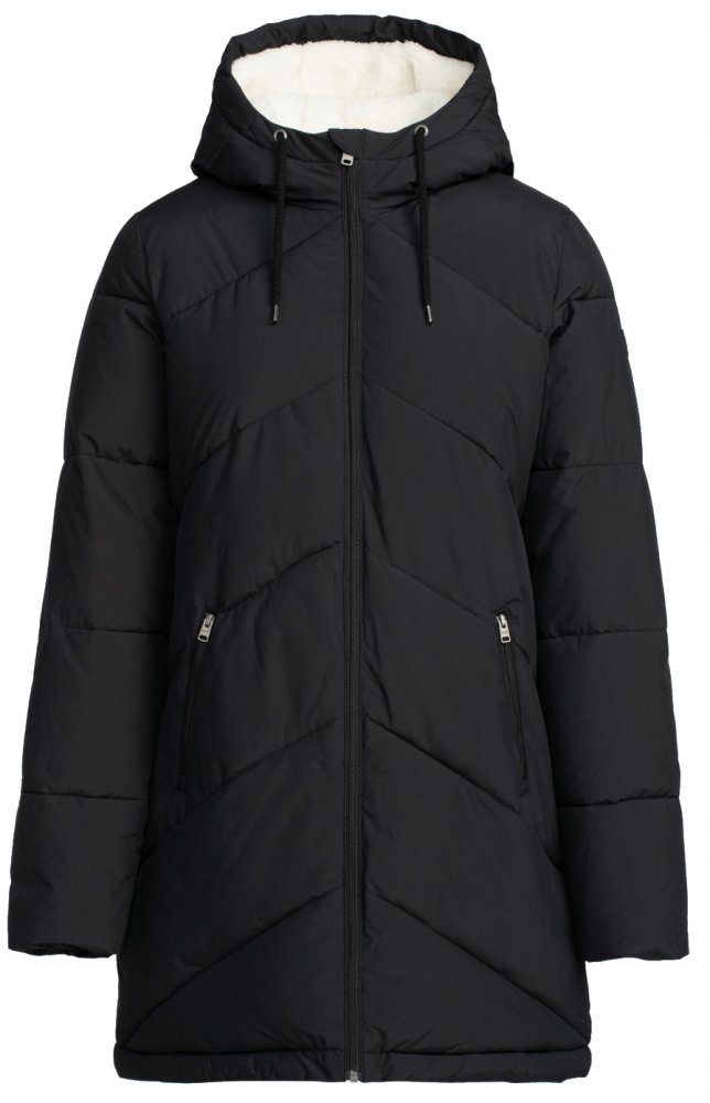 Černý dámský zimní kabát Roxy Better Weather M