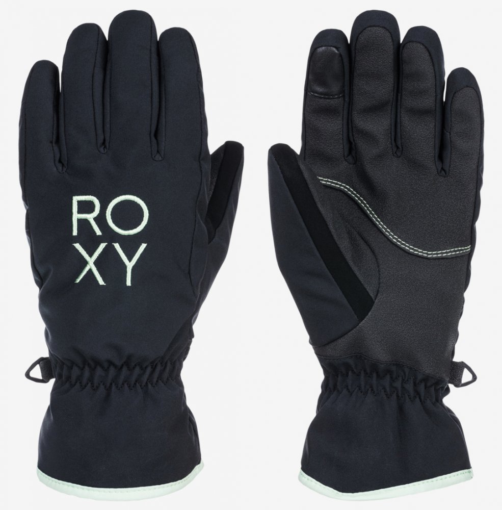 Černé snowboardové dámské rukavice Roxy Freshfield XL