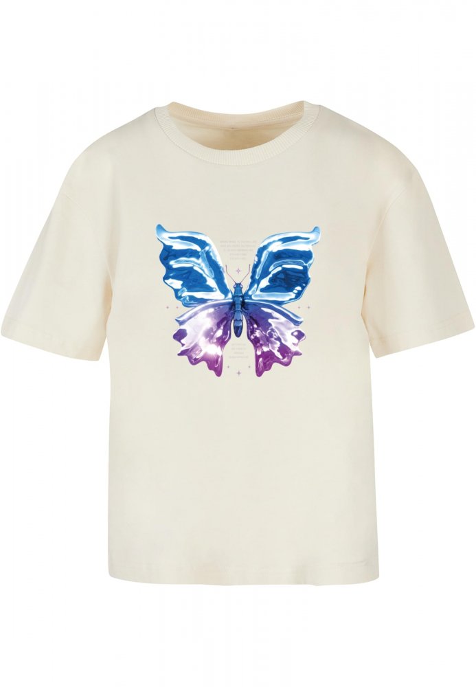 Chromed Butterfly Tee - whitesand L