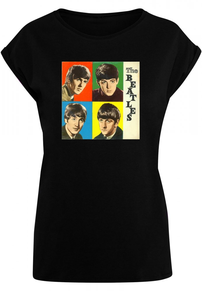 Ladies Beatles - 4 Colored Cover T-Shirt XXL