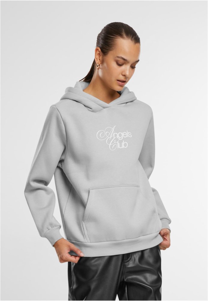 Angels Club Ladies Fluffy Hoody - lightasphalt M