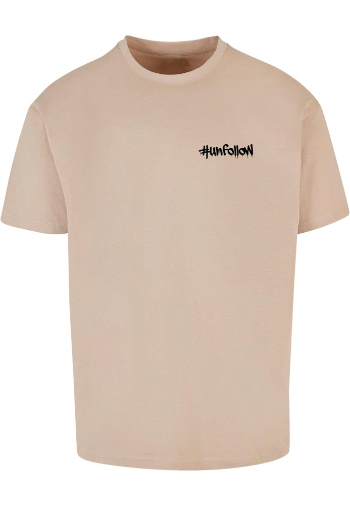 Unfollow front X Oversize Tee - wet sand M