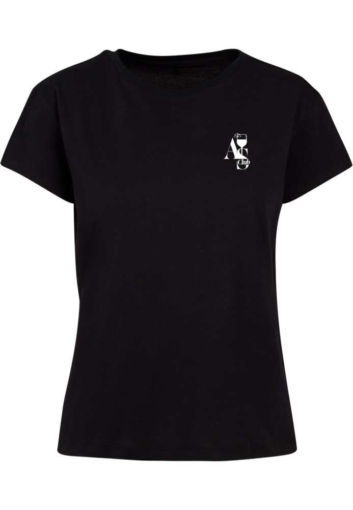 A S Club Ladies Box Tee - black S