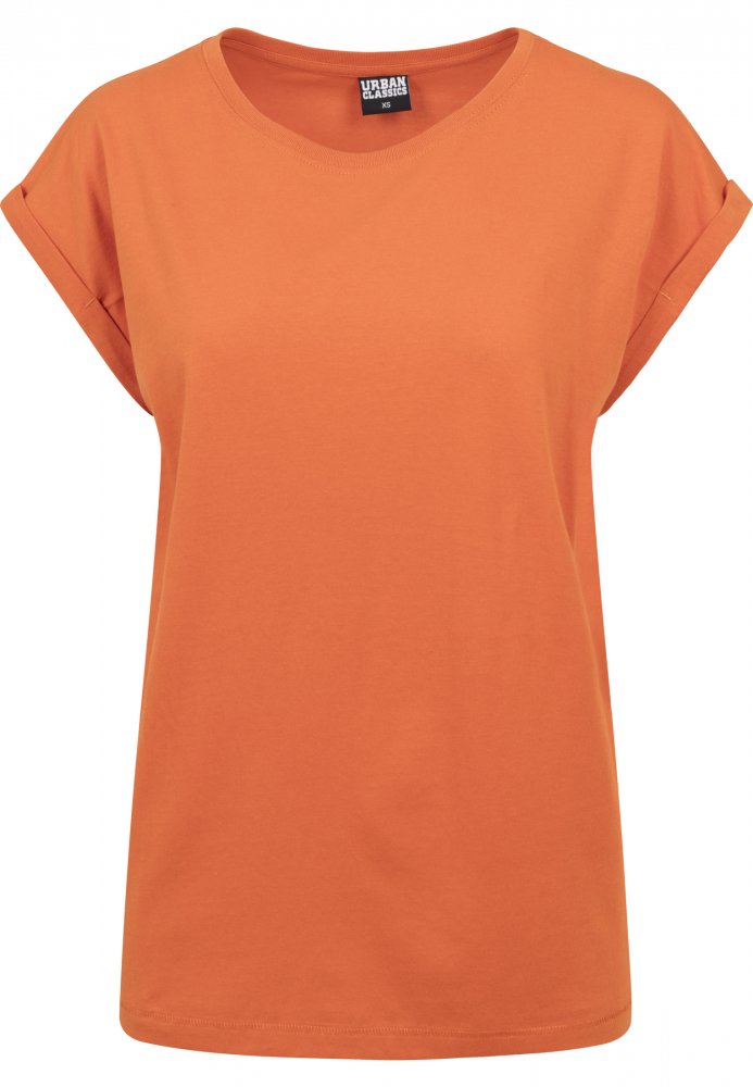 Tričko Urban Classics Ladies Extended Shoulder Tee - rust orange XL