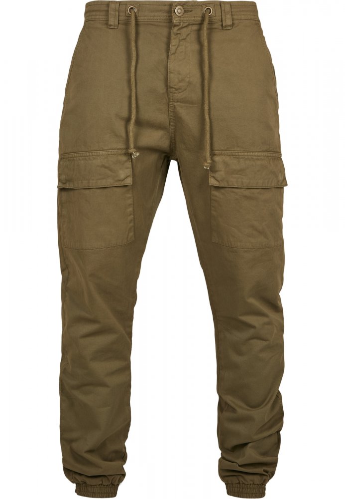 Front Pocket Cargo Jogging Pants - summerolive XL