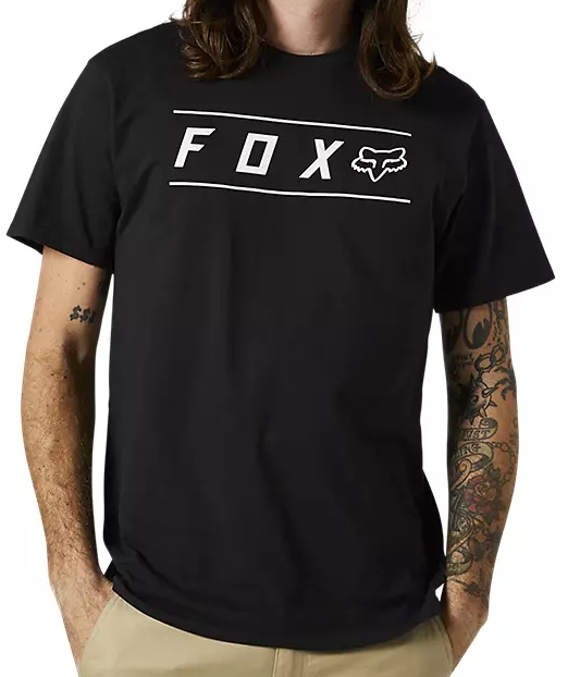 Tričko Fox Pinnacle SS Premium black/white 2XL