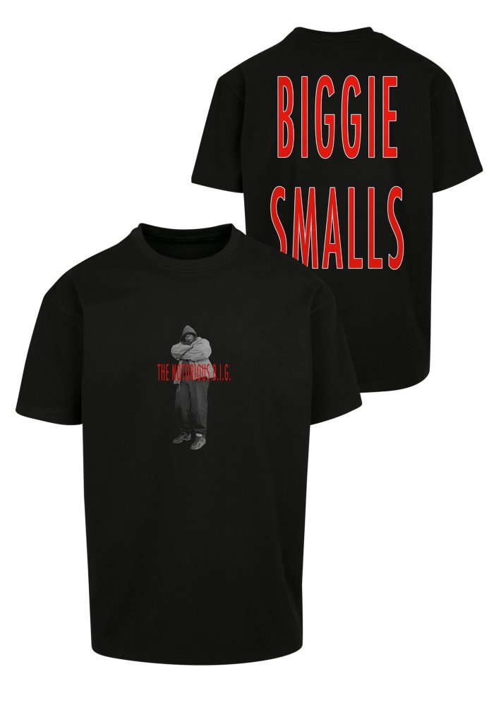 Černé pánské tričko Mister Tee Biggie Smalls Tee XXL