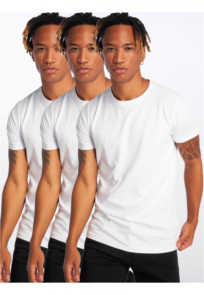 DEF Weary 3-Pack T-Shirt - wht/wht/wht S