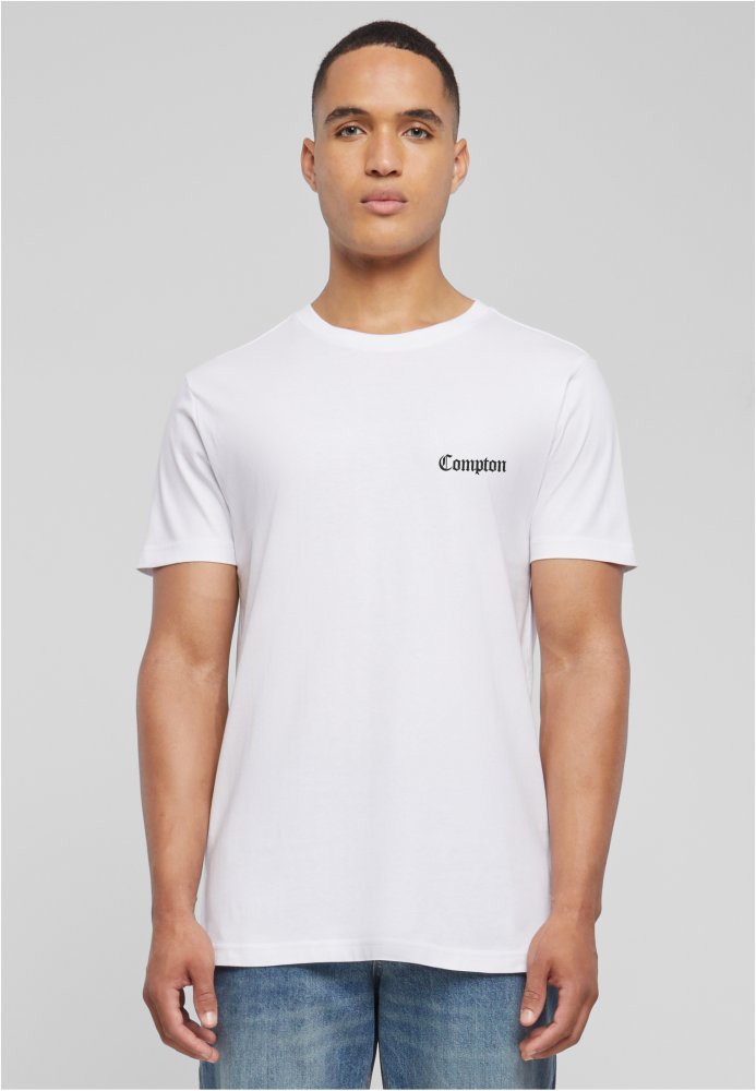 Compton EMB Tee - white S