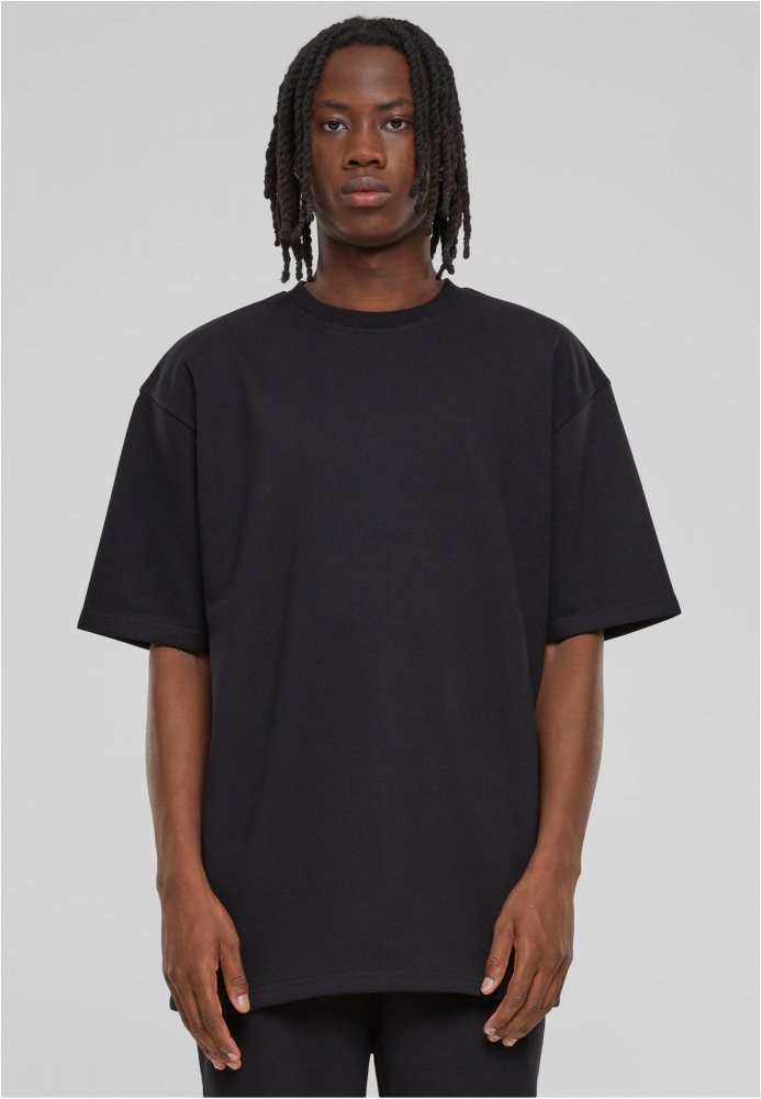Light Terry T-Shirt Crew - black XL
