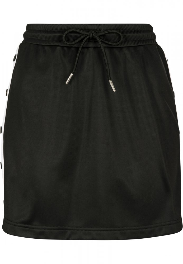 Ladies Track Skirt - blk/wht/blk XS