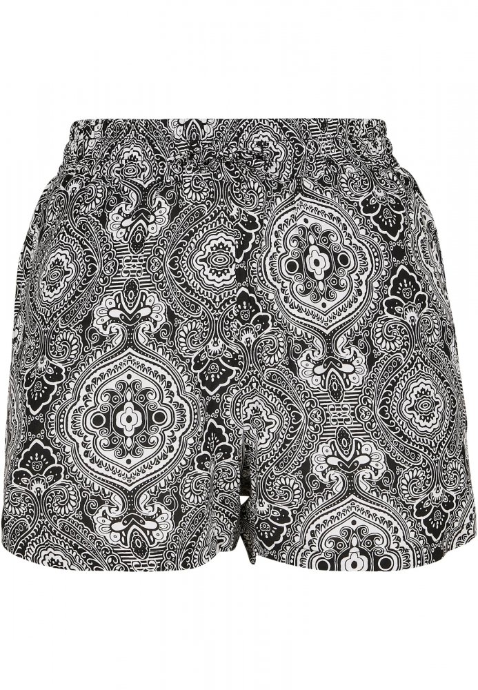 Ladies AOP Viscose Resort Shorts - bandana XL
