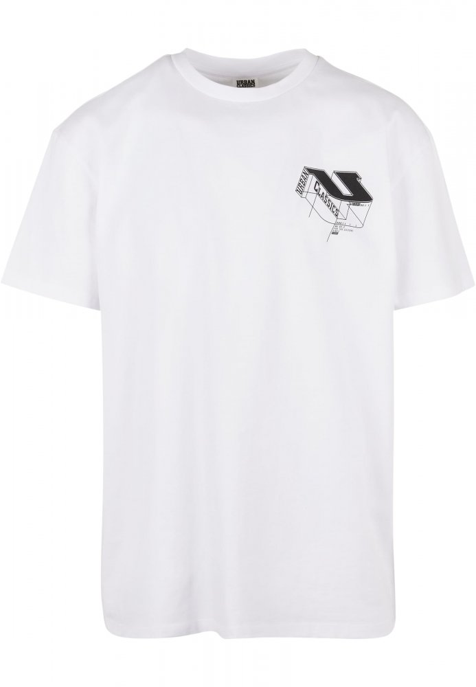 Organic Constructed Tee - white L