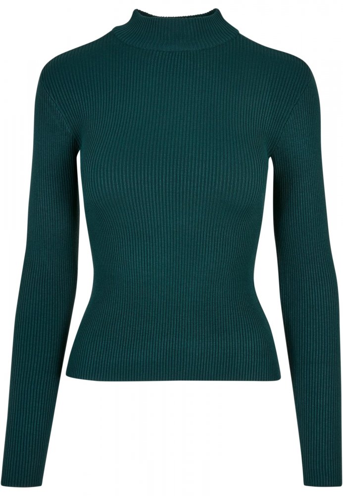 Ladies Rib Knit Turtelneck Sweater - jasper M
