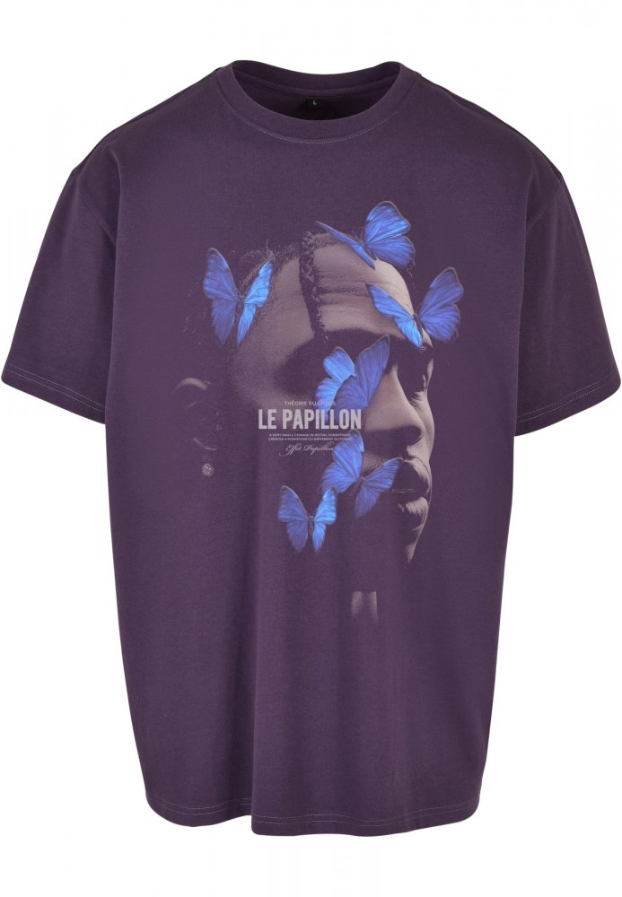 Le Papillon Oversize Tee - purplenight 5XL