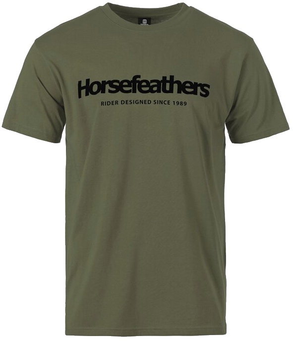 Pánské tričko Horsefeathers Quarter - zelené XXL