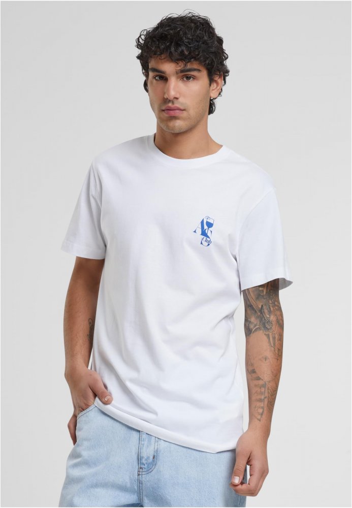 A S Club Tee - white S