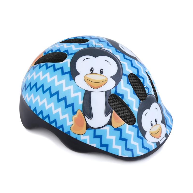 Spokey PENGUIN Dětská cyklistická přilba, 44-48 cm