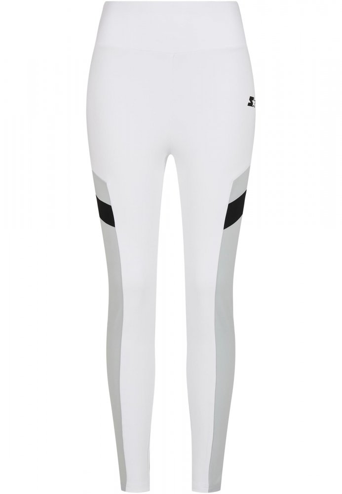Ladies Starter Highwaist Sports Leggings - white/black XL