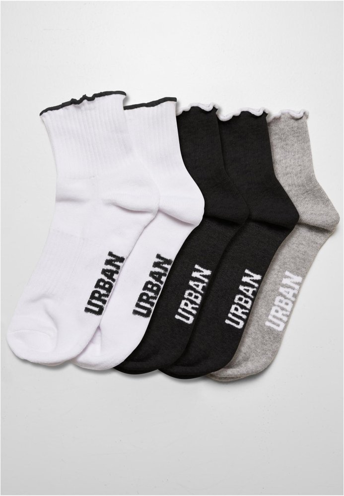 Girly Small Edge Socks 4-Pack 35-38